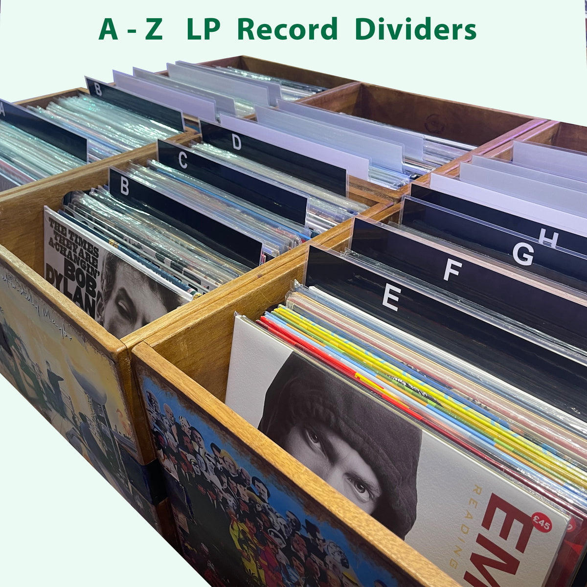 LP Vinyl Records Dividers