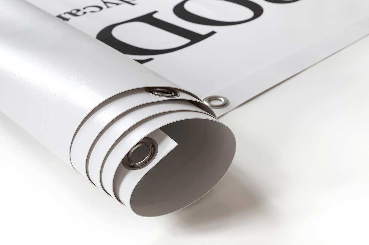 PVC Banners Hemmed & Eyelets as standard