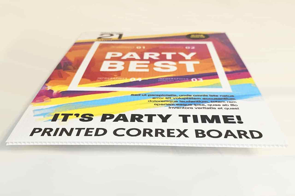 Print direct to Correx